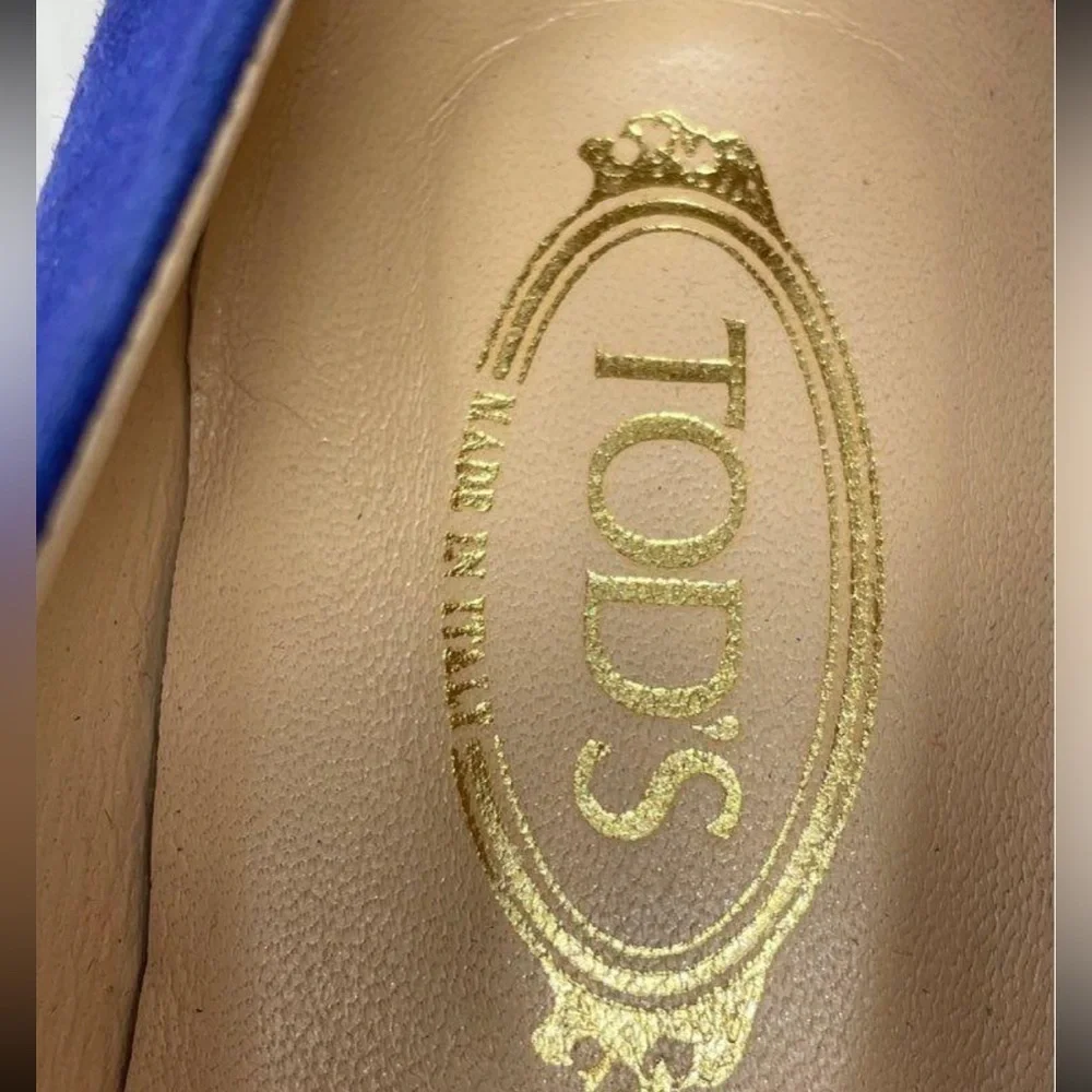 Authentic Tod’s Blue loafers